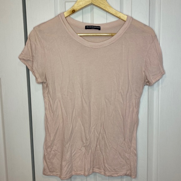 Brandy Melville Tops - BABY PINK BRANDY MELVILLE BLOUSE